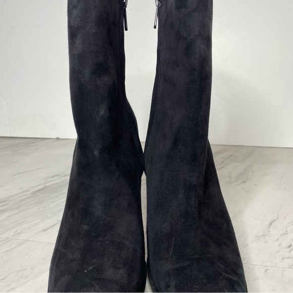 Sam Edelman Jaye Heeled Black Suede Bootie 10M - Picture 10 of 16